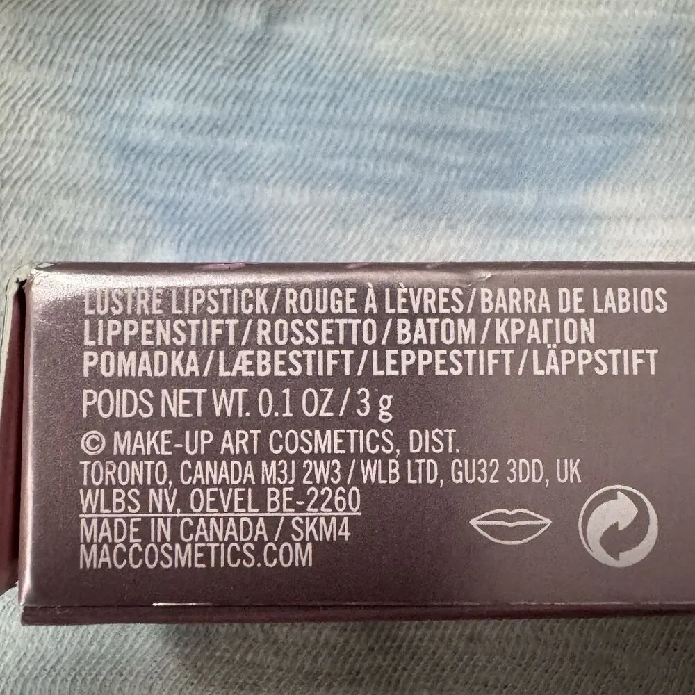 MAC Frost Lipstick - #Snowfilter A20 - Frosted Firework Collection - NIB